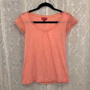 Peach U-Neck Shirt